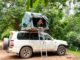 Rooftop tent land cruiser rental in Uganda